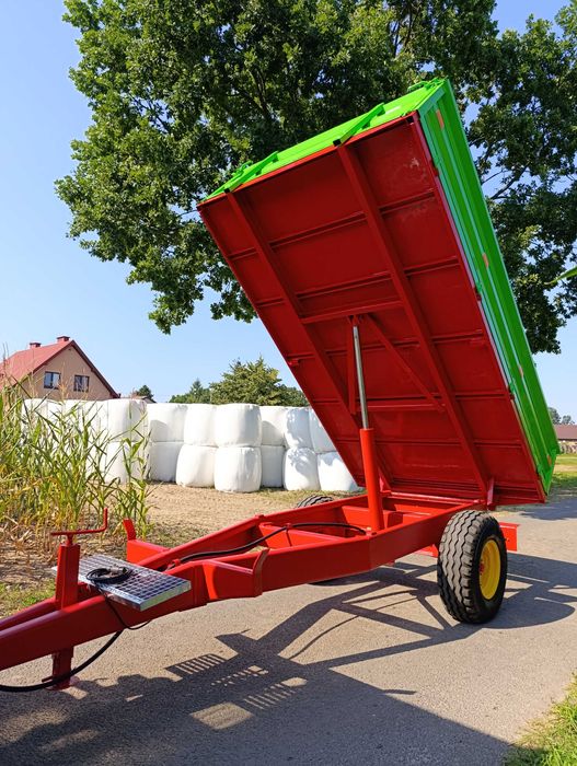 Przyczepa wywrotka, jednoosiowa Fabryczna Baastrup , 5 T