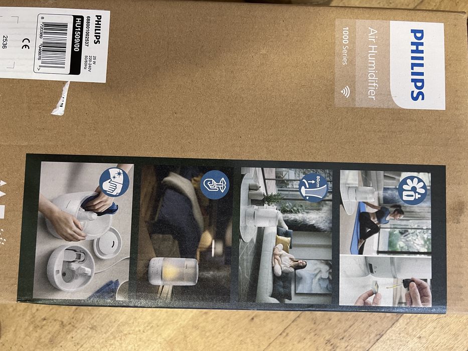 Humidificador Philips Series 1000 Wi-Fi (HU1509/00) – Novo em Caixa