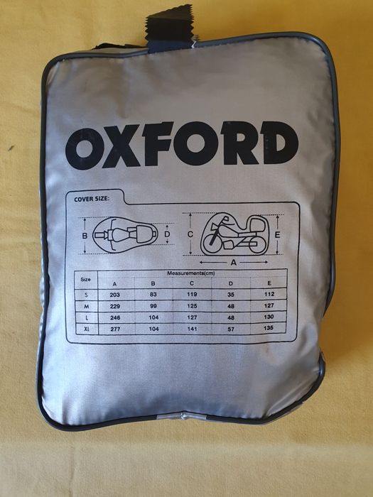 Capa OXFORD em estado novo para mota