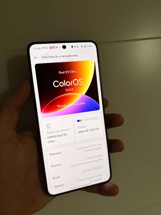 Oppo find x9 ultra na Apple