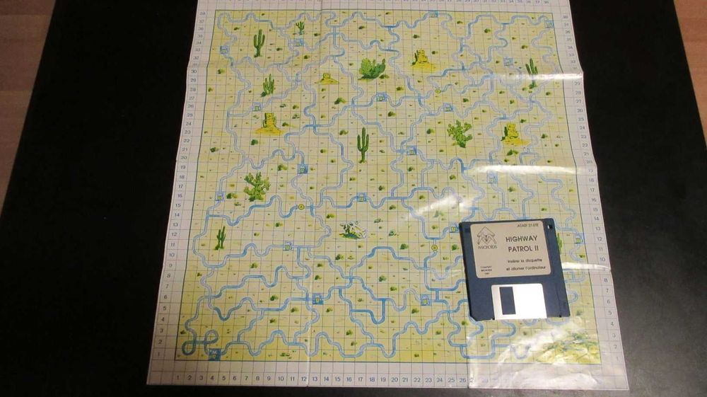 Oryginalna gra Atari ST: Highway Patrol II