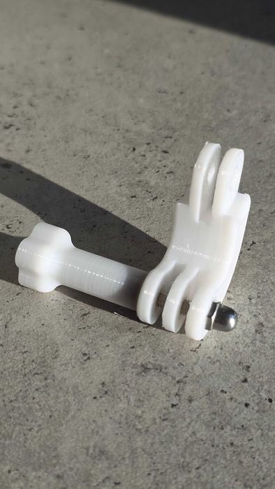 Uchwyt szczękowy (ChinMount) do kamer. Druk 3D. GoPro, DJI, Insta360.