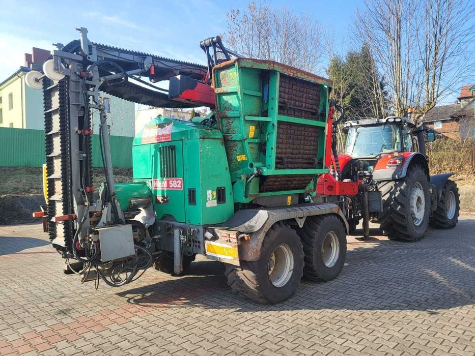 Rębak Jenz 582 z Massey Ferguson 8680 komplet