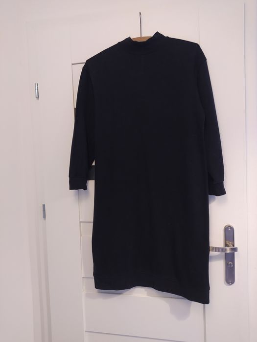 Sukienka na zimę Midi czarna Zara r. S