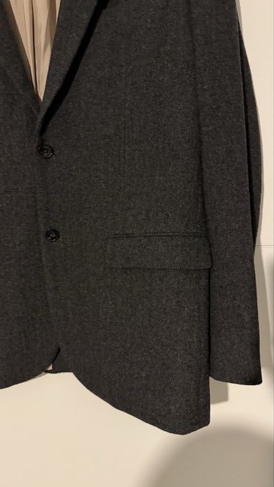 Marynarka w jodełkę Reserved XL comfort fit wool blend