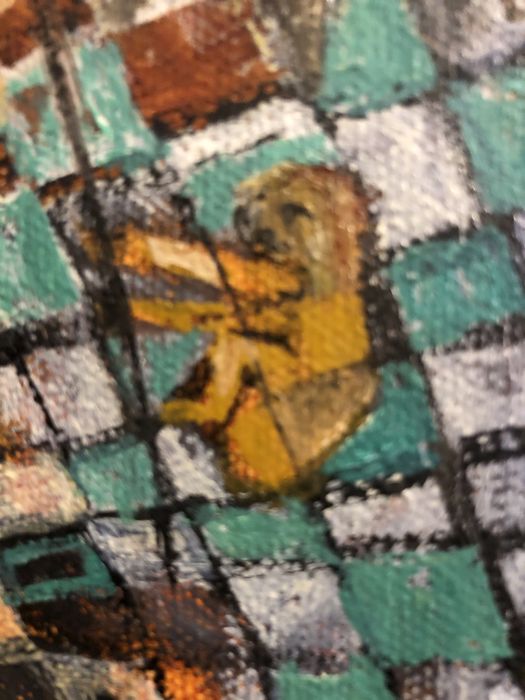 Oleo sobre tela - Aldeia do Macacos