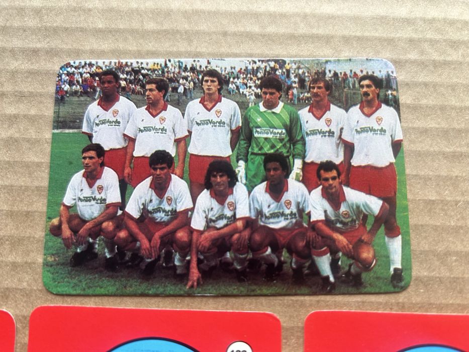 Equipa do Salgueiros 87/88 calendários futebol