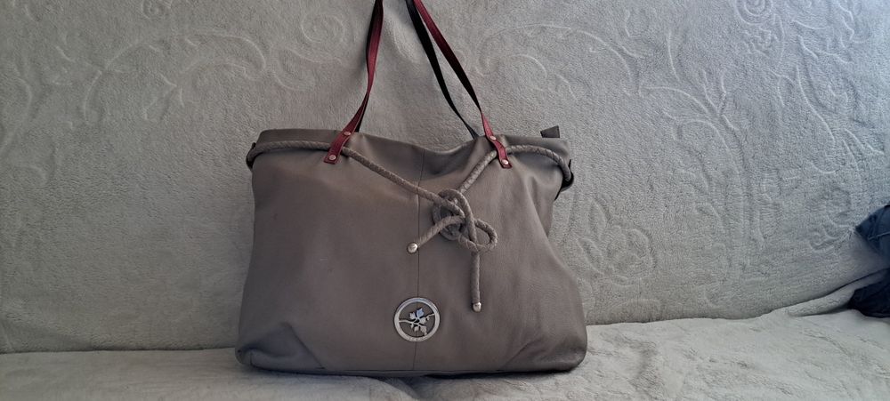 Skórzana torebka damska Vintage- skóra naturalna