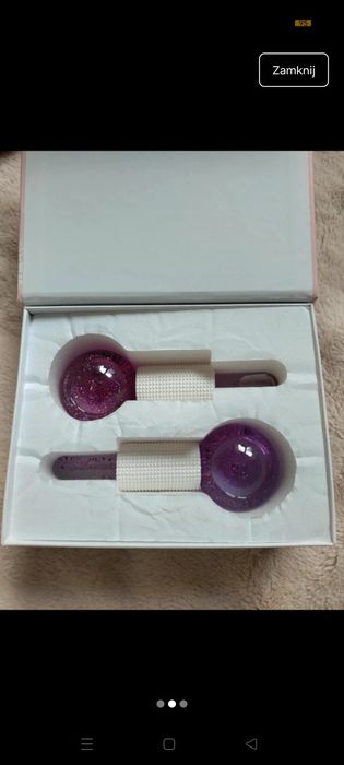 Kule do masażu twarzy lodowe ice nowe