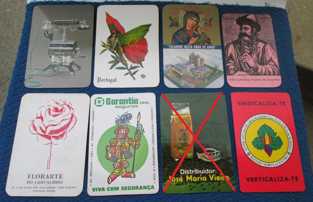 Calendários diversos 1986 (várias fotos) Ler descrição