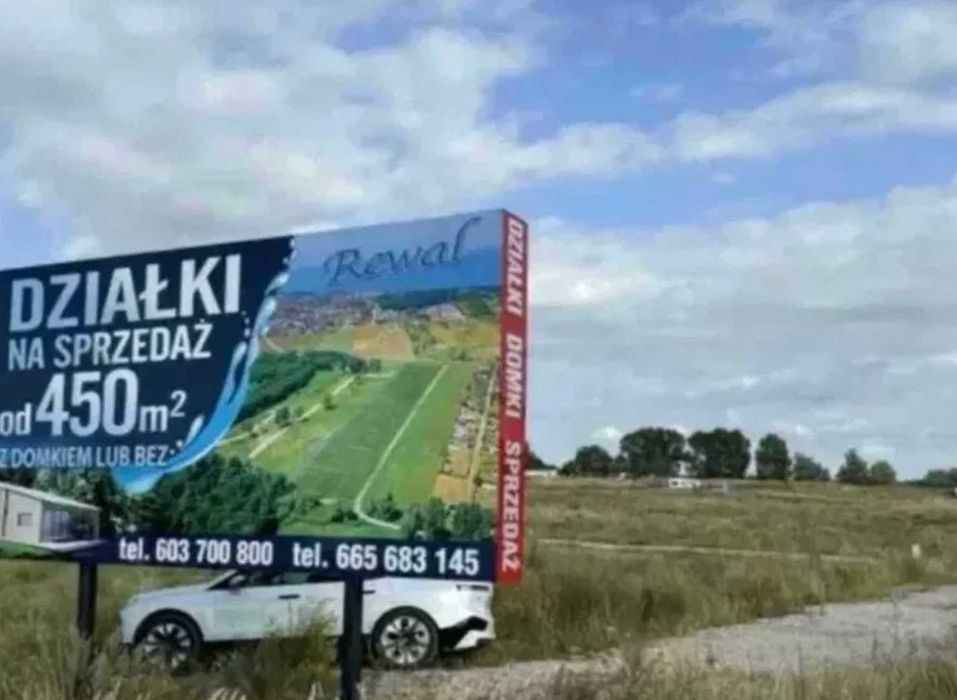 Sprzedaż działki Rewal drogi prąd mamy 1200 m od plaży możliwe raty
