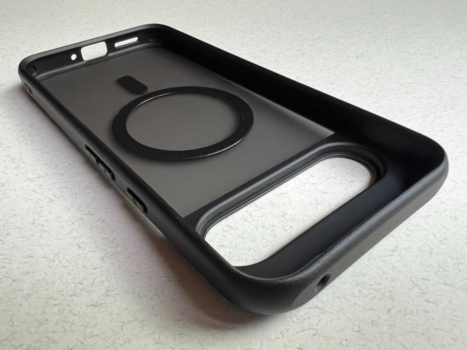 Google Pixel 9 Pro XL чохол Magnetic MagSafe чорний силікон TPU чехол