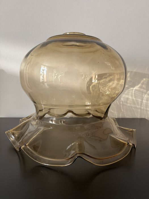 Плафон скляний б/в коричневий колір