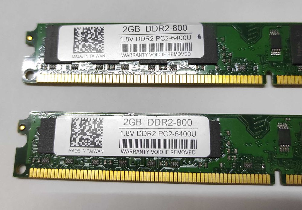 Оперативная память 2GB DDR2-800 1.8V PC2-6400U для AMD Low Profile