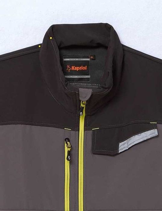 KAPRIOL G KAVIR Softshell kurtka/bluza robocza męska wodoodporna szara nowa L/XL