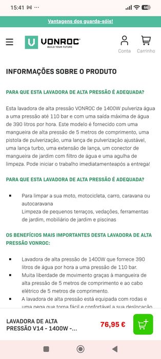 Maquina de alta pressao