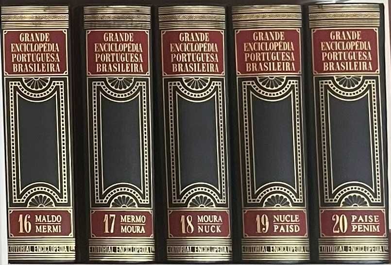 Grande Enciclopédia Portuguesa e Brasileira - Coleção completa!