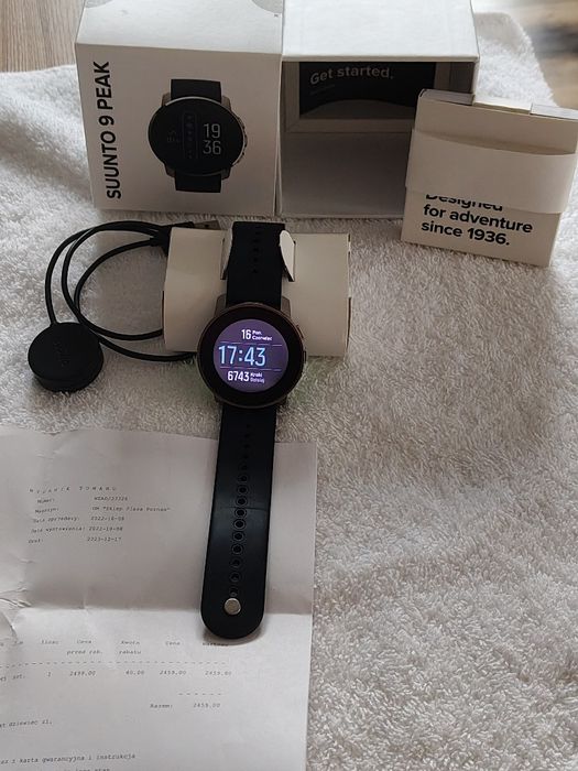 Zegarek Suunto Peak 9 Granite Blue Titanium