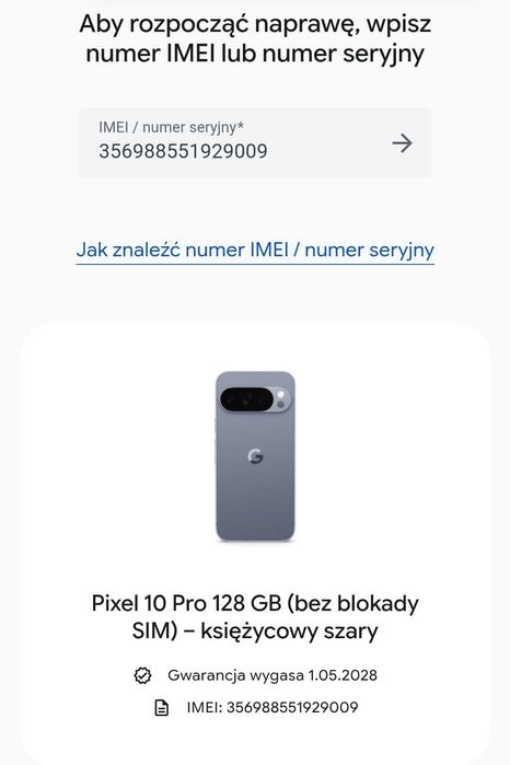 Google Pixel 10 Pro 128GB