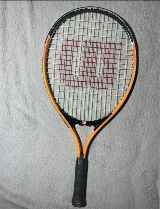 Raquete de tenis laranja Wilson