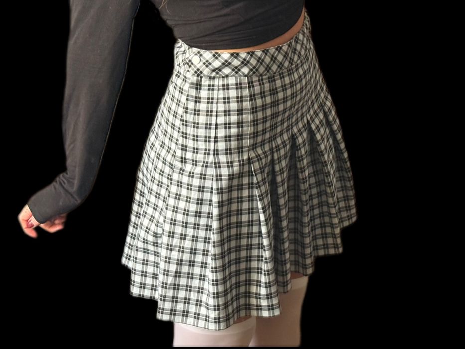 Спідниця в клітинку m-l
