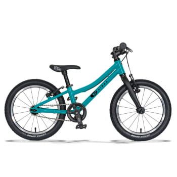 KUbikes 16S MTB lekki rower dla dzieci turkusowy brokat