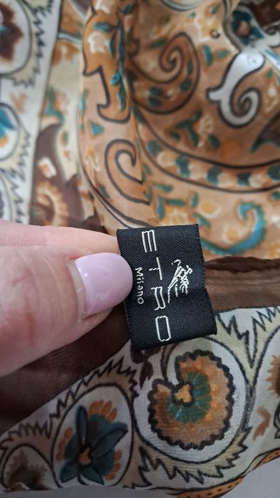 Шарф від бренду Etro оригінал зі 100% натурального шовку