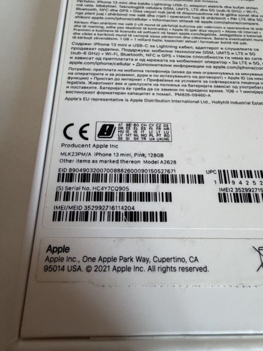 iPhone 13 Mini 128gb Pink Jak Nowy Bateria 100%