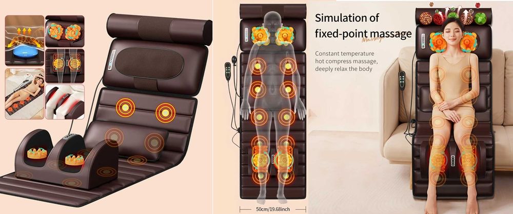 Sofa de massagens com aquecimento