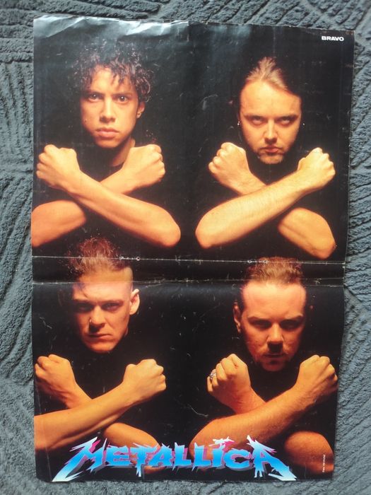 Kolekcja 32 plakatów RETRO lata 90. Bravo/NBA/Metallica STAN IDEALNY + gazety DO NEGOCJACJI!