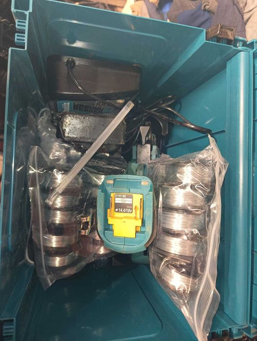 DTR180 Wiązarka do zbrojenia Makita DTR180ZJ - komplet gotowy do pracy