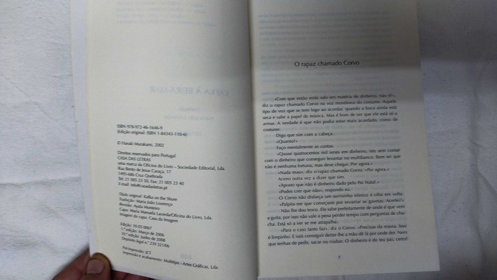 Kafta à beira-mar de Haruki Murakami