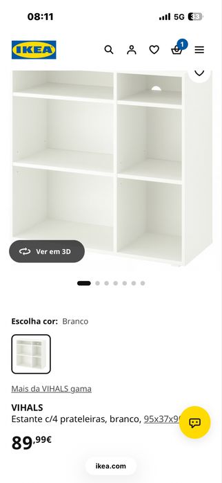 Moveis Ikea novos