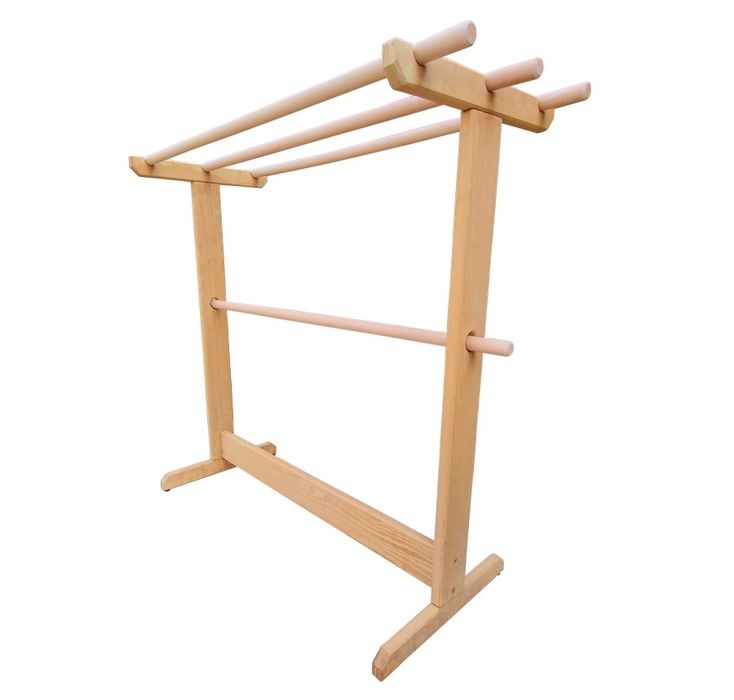 Stojak na wędliny drewniany brąz