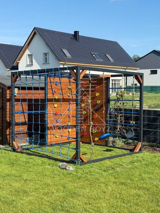PROMOCJA - Plac zabaw - Jasiek - Drewniany - Małpi gaj - Duży