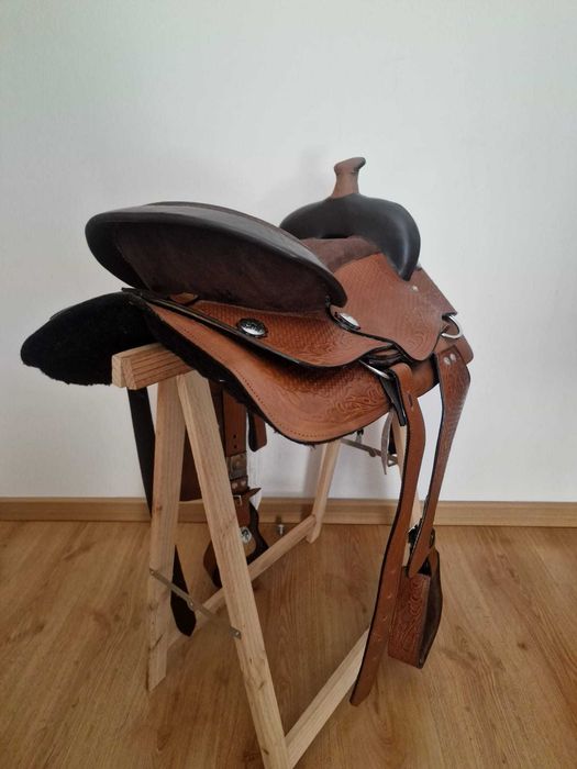 SELA AMERICANA ADULTO COURO  - NOVA