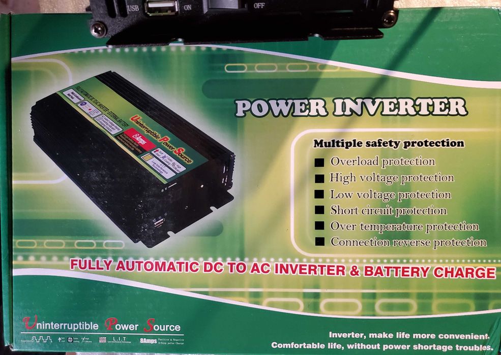 Джерело безперебійного живлення (інвертор/УПС/ДБЖ/UPS) 12-220 В