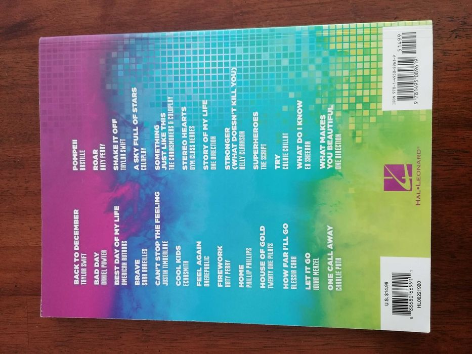 Pop Songs for Kids Partituras piano e voz