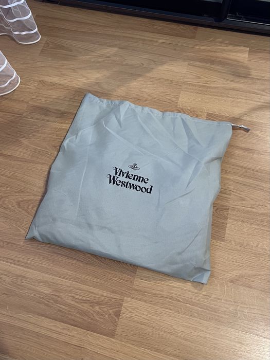 Сумка Vivienne Westwood шкіряна чорна вівʼєн вествуд juicy couture
