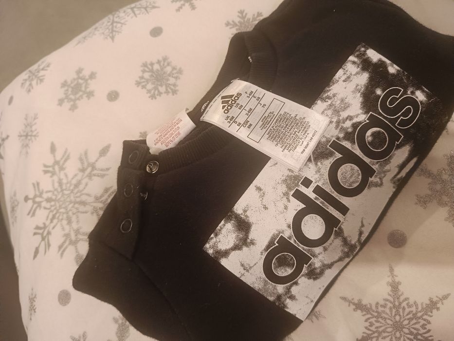 Komplet dres 3-6 68 Adidas spodnie bluza