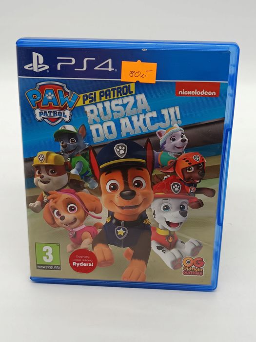 psi patrol rusza do akcji playstation 4 (ps4) pudełkowa