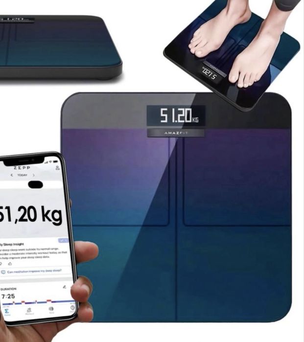 Напольные весы Amazfit Smart Scale (Wi-Fi + Bluetooth)