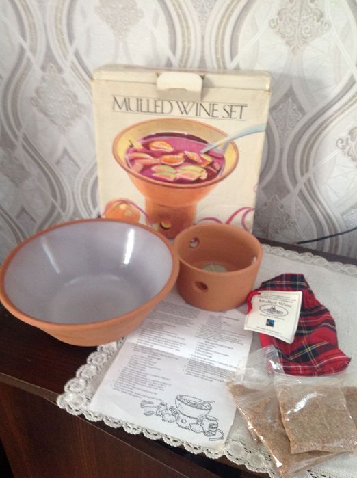 Набор посуды, специй для глинтвейна/Англия/