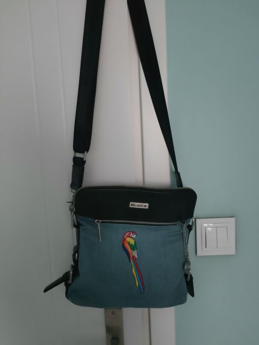 Torebka Kazar damska niebieska jeansowa