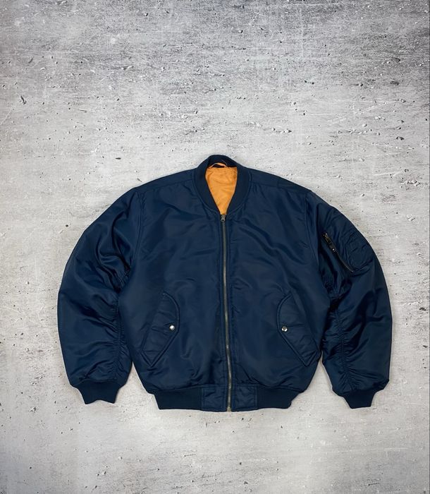 MA-1 style męska kurtka bomber kurtka pilota rozmiar M