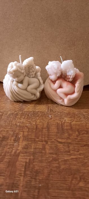 Świece ozdobne ręcznie wykonane