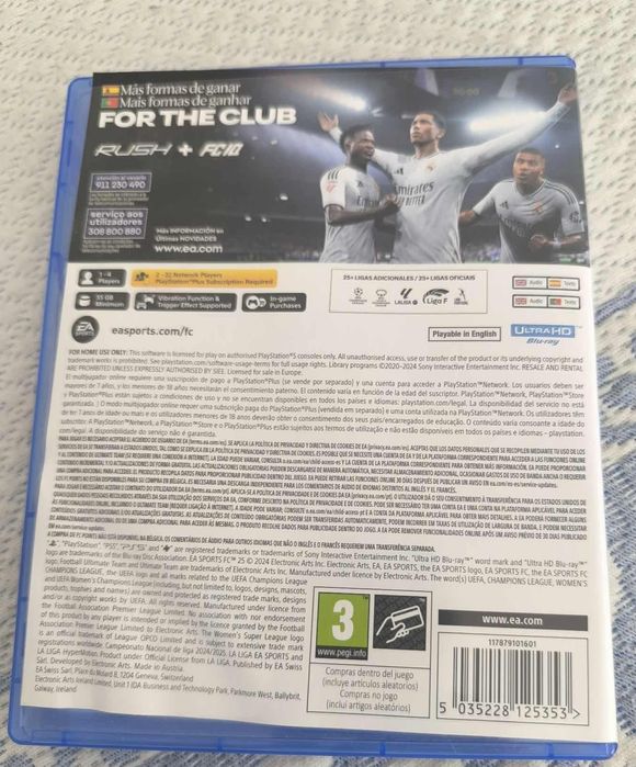 Jogo FC25 como novo