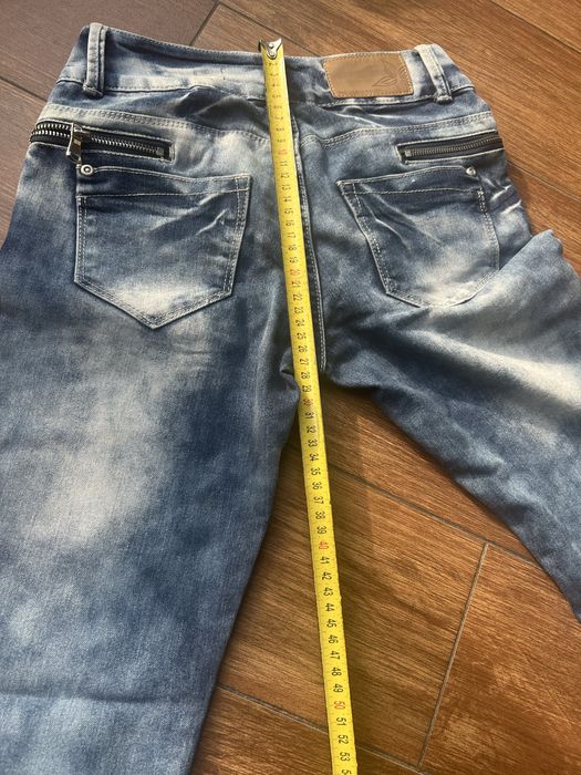 Spodnie jeansowe troll , rozm 32, dobre na xs i małą s, denim