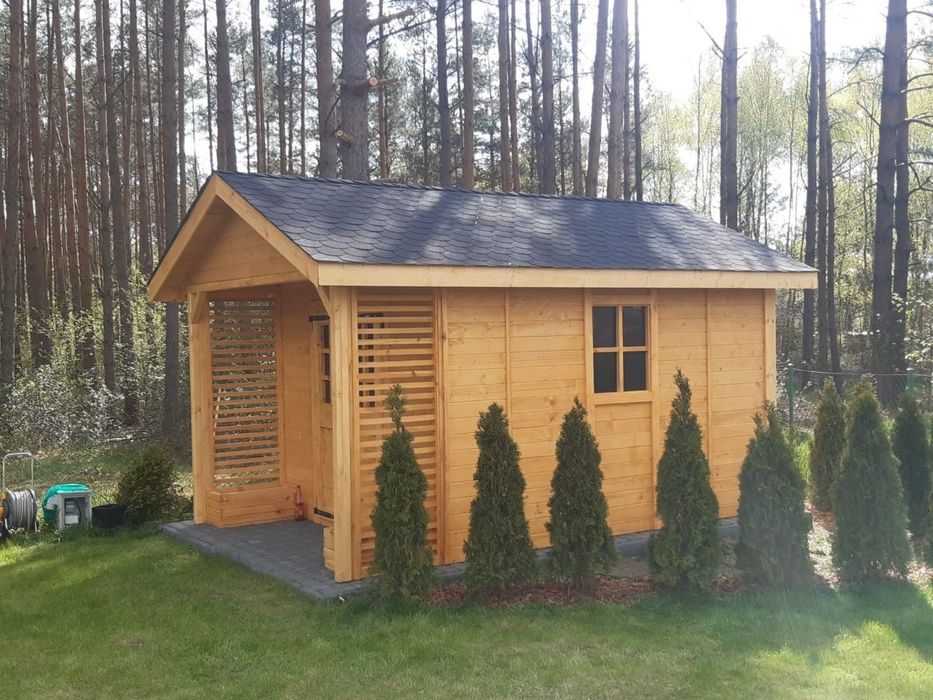 Szopa narzędziowa, domek ogrodowy, drewutnia