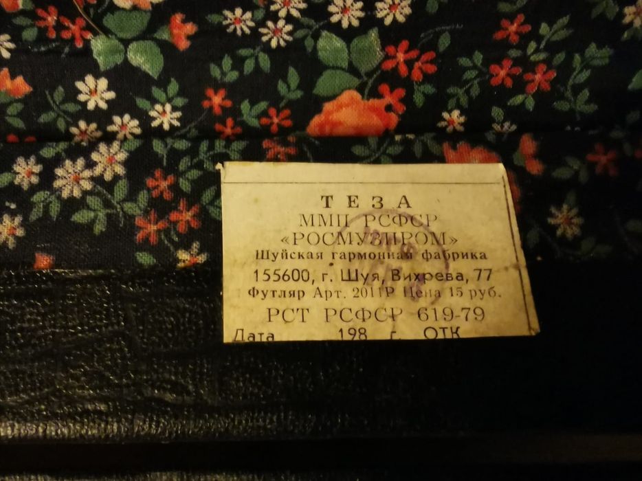 Akordeon klawiszowy Teza 80 basów z futerałem